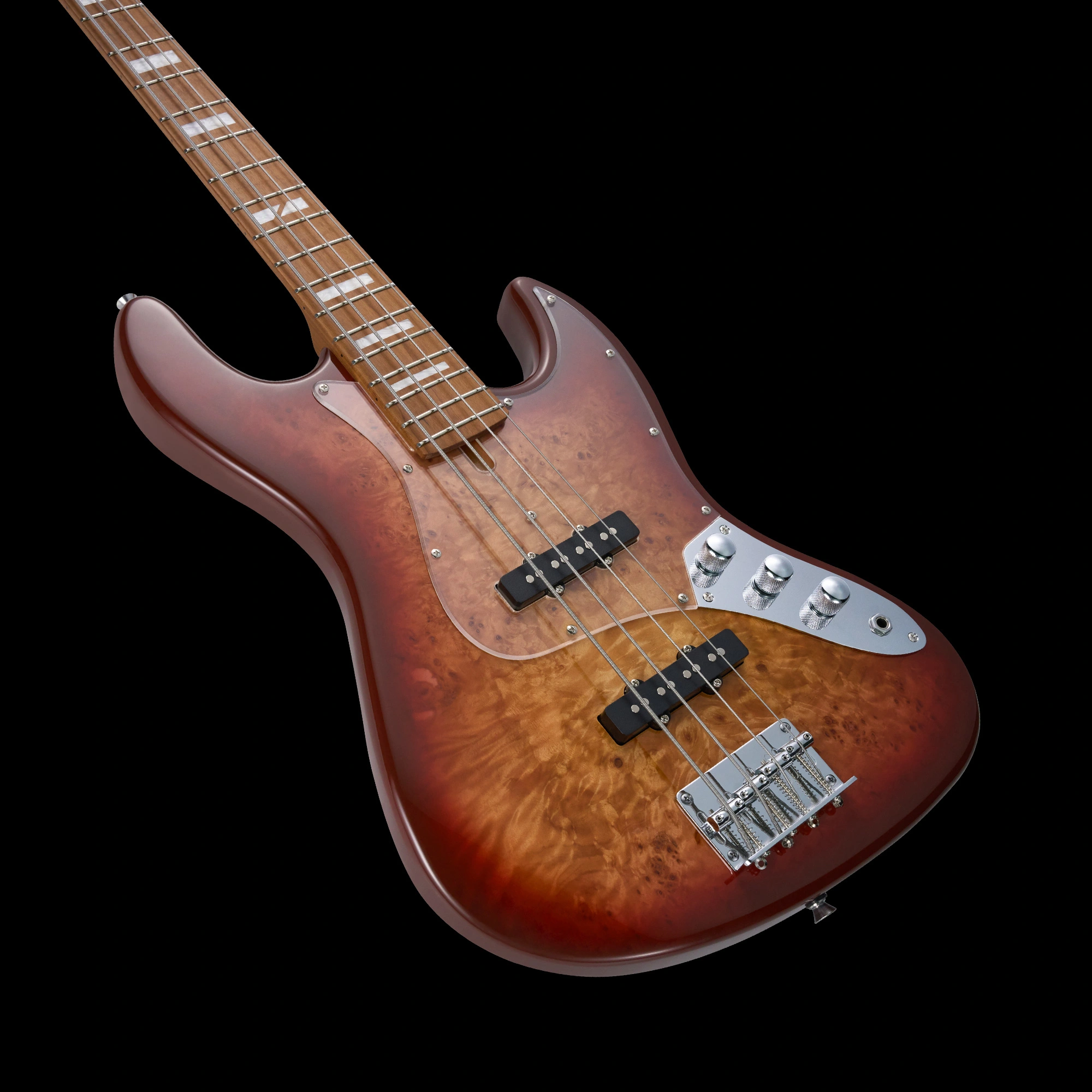 Bajo electrico Mooer MBJ420 Bajo Eléctrico Red Burst