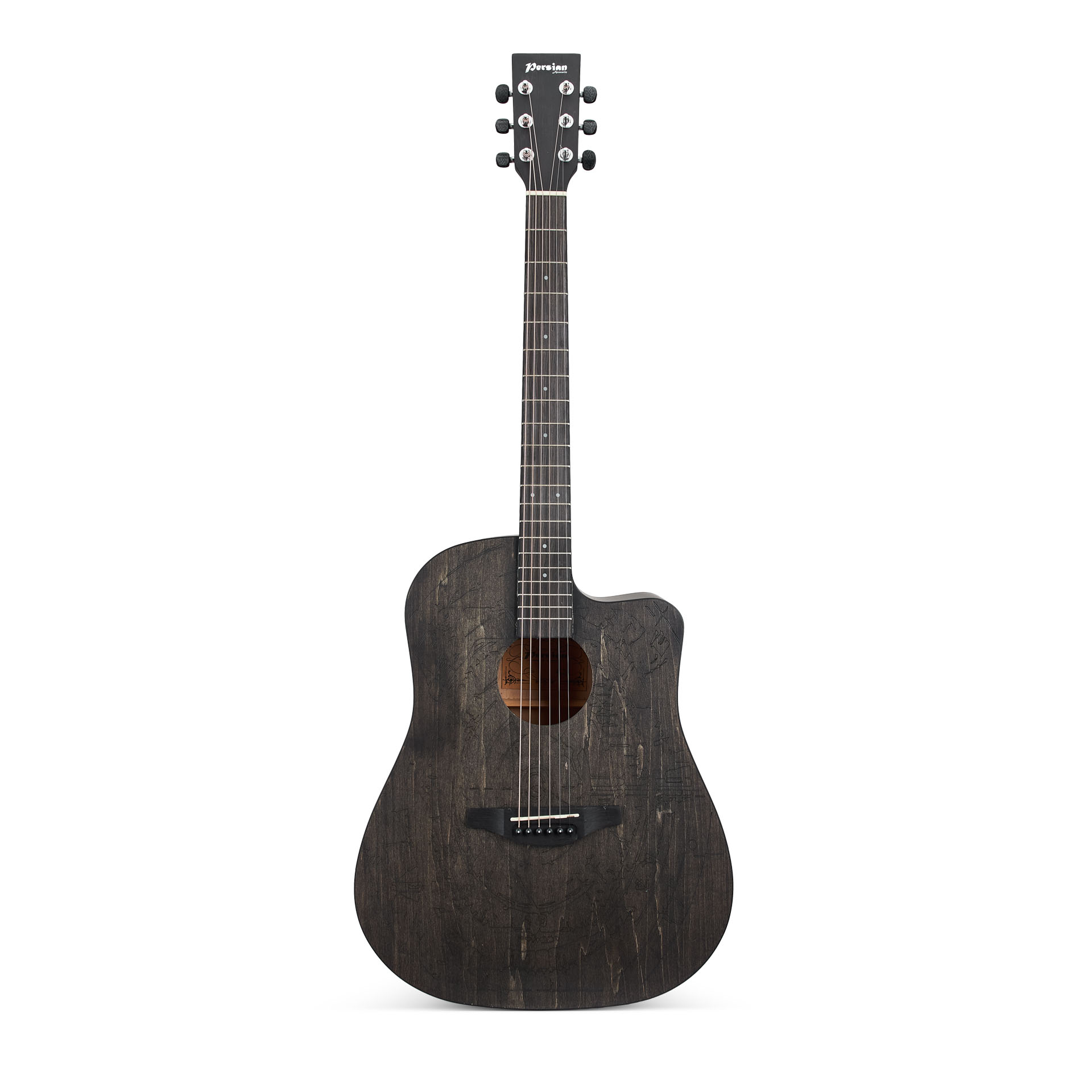 Guitarra acustica Persian AF-HEOOLC-41 Tallada